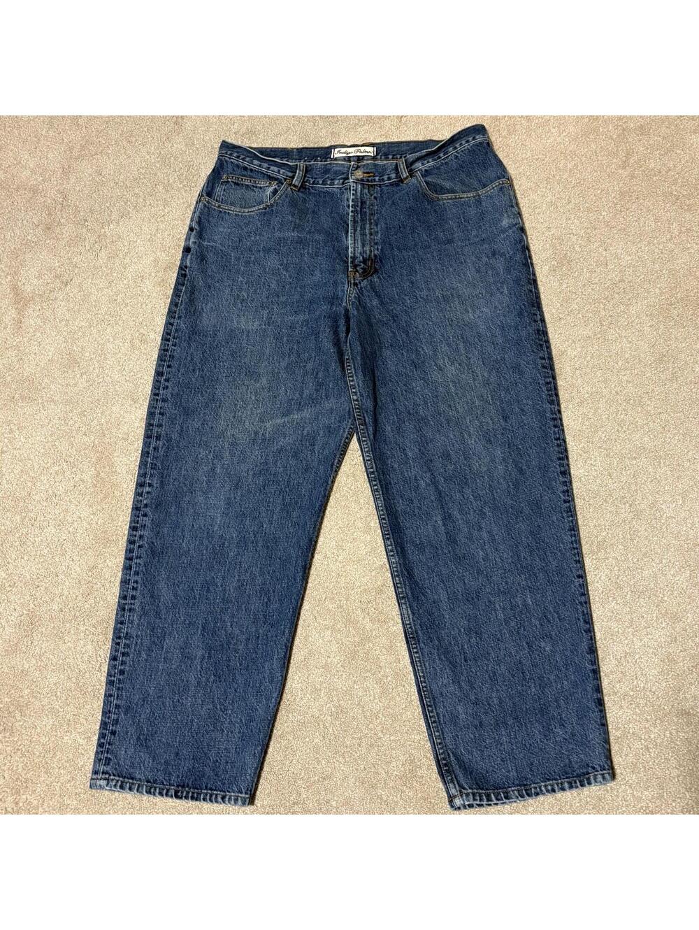 Tommy Bahama Indigo Palms Mens Relaxed Fit Jeans 38x30 Medium Wash Blue Denim